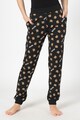 Moschino Pantaloni de pijama cu model logo Femei