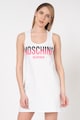 Moschino Rochie mini de plaja cu imprimeu logo Femei