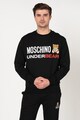 Moschino Bluza de pijama cu imprimeu logo Barbati