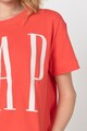 GAP Tricou in dungi cu imprimeu logo contrastant Femei