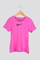 Nike Tricou cu imprimeu logo si Dri-Fit, pentru fitness Fete