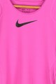 Nike Tricou cu imprimeu logo si Dri-Fit, pentru fitness Fete