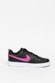 Nike Pantofi sport din piele cu insertii din piele ecologica Court Borought Fete