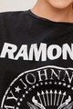 Mango Tricou de bumbac Ramones Femei