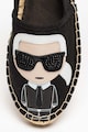 Karl Lagerfeld Еспадрили Kamini с лого Жени