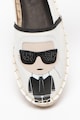 Karl Lagerfeld Kamini Espadrille cipő strasszkövekkel női