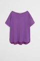 VIOLETA BY MANGO Tricou supradimensionat cu decolteu barcuta Salsa Femei