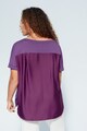 VIOLETA BY MANGO Tricou supradimensionat cu decolteu barcuta Salsa Femei