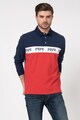 Pepe Jeans London Bluza cu imprimeu logo si model colorblock Faro Barbati