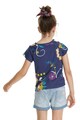 DESIGUAL Tricou cu detaliu funda Fete