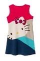 DESIGUAL Rochie cu model colorblock si aplicatie Hello-Kitty Fete