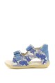 Kickers kids Sandale din piele cu imprimeu abstract Baieti