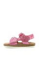 Kickers kids Sandale din piele cu inchidere velcro Fete