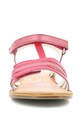 Kickers kids Sandale din piele cu barete multiple Fete