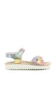 Kickers kids Sandale de piele cu talpa cu striatii Fete