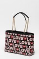 Love Moschino Geanta shopper de piele ecologica, cu model logo Femei