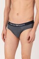 Emporio Armani Underwear Set de boxeri cu imprimeu uni si model - 2 perechi Barbati