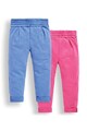 JoJo Maman Bebe Set de pantaloni jogger cu talie elastica - 2 perechi Fete