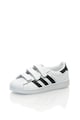 adidas Originals Tenisi albi din piele Superstar Fondation Baieti