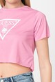 GUESS Tricou crop cu logo 2 Femei