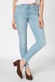 GAP Blugi skinny cu terminatie franjurata Femei