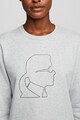 Karl Lagerfeld Bluza sport din bumbac cu logo Femei