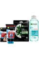 Garnier Skin Naturals szett: 3in1 tisztító gél, 150 ml + mitesszer maszk, 50 ml + sminkmaszk, 28 g + micellás víz, zsíros bőrre, 400 ml női