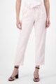 Stefanel Pantaloni crop de in, cu cordon Femei