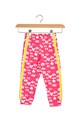 Agatha Ruiz de la Prada Pantaloni sport cu garnitura stralucitoare contrastanta Comic Bubbles Fete