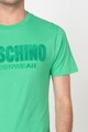 Moschino Tricou de casa cu aplicatie logo din material terry Barbati