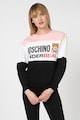 Moschino Bluza sport de casa cu model colorblock si imprimeu logo Femei