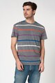 Jack & Jones Tricou relaxed fit cu decolteu la baza gatului si imprimeu cu dungi Relaxie Barbati