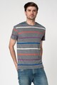 Jack & Jones Tricou relaxed fit cu decolteu la baza gatului si imprimeu cu dungi Relaxie Barbati