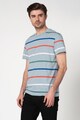 Jack & Jones Tricou relaxed fit cu decolteu la baza gatului si imprimeu cu dungi Relaxie Barbati