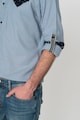 Jack & Jones Риза Chandler с лен и джоб на гърдите Мъже