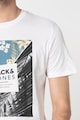 Jack & Jones Tricou regular fit cu imprimeu grafic Tropic Barbati