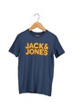 Jack & Jones Tricou cu decolteu la baza gatului si imprimeu logo Bob Baieti