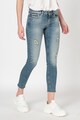 CALVIN KLEIN JEANS Blugi crop skinny cu aspect deteriorat Femei