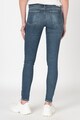 CALVIN KLEIN JEANS Blugi skinny cu talie medie si aspect decolorat Femei