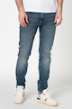 CALVIN KLEIN JEANS Blugi skinny cu detalii cu aspect decolorat Barbati