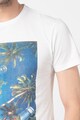 BLEND Tricou slim fit cu imprimeu tropical Barbati