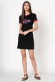 Love Moschino Rochie tip tricou cu aplicatie din paiete Femei