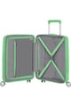 American Tourister Troller  Soundbox Spinner, TSA, Exp, Spring Green, 55x40x20 cm Femei
