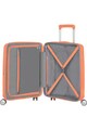 American Tourister Troller  Soundbox Spinner, TSA, Exp, Cantaloupe, 55x40x20 cm Femei