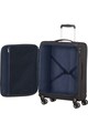 American Tourister Troller  Lite Ray Spinner, TSA, Jet Black, 55x40x20 cm Femei