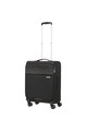 American Tourister Troller  Lite Ray Spinner, TSA, Jet Black, 55x40x20 cm Femei