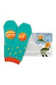 INCROCODIBLE Set 5 perechi de sosete, unisex, cu planete, Multicolor Baieti