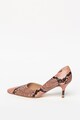 L.K. Bennett Pantofi d'Orsay de piele cu aspect de piele de sarpe Hazel Femei
