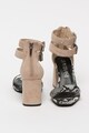 SuperTrash Sandale din piele intoarsa sintetica cu toc masiv Ayla Femei
