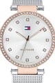 Tommy Hilfiger Ceas rotund decorat cu cristale Femei